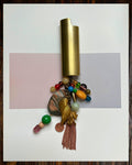 MIRTH beaded lighter case #4 with vintage beads and handcrafted embellishments