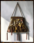 Gold Mesh Tasseled Bag