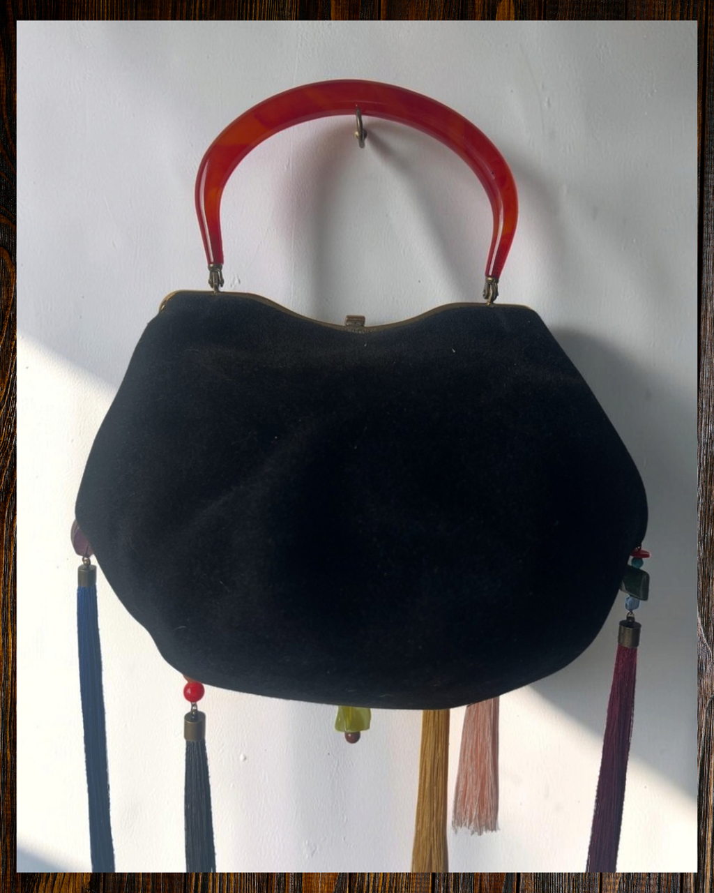 MIRTH Beaded Bag – Lucite Handle #2