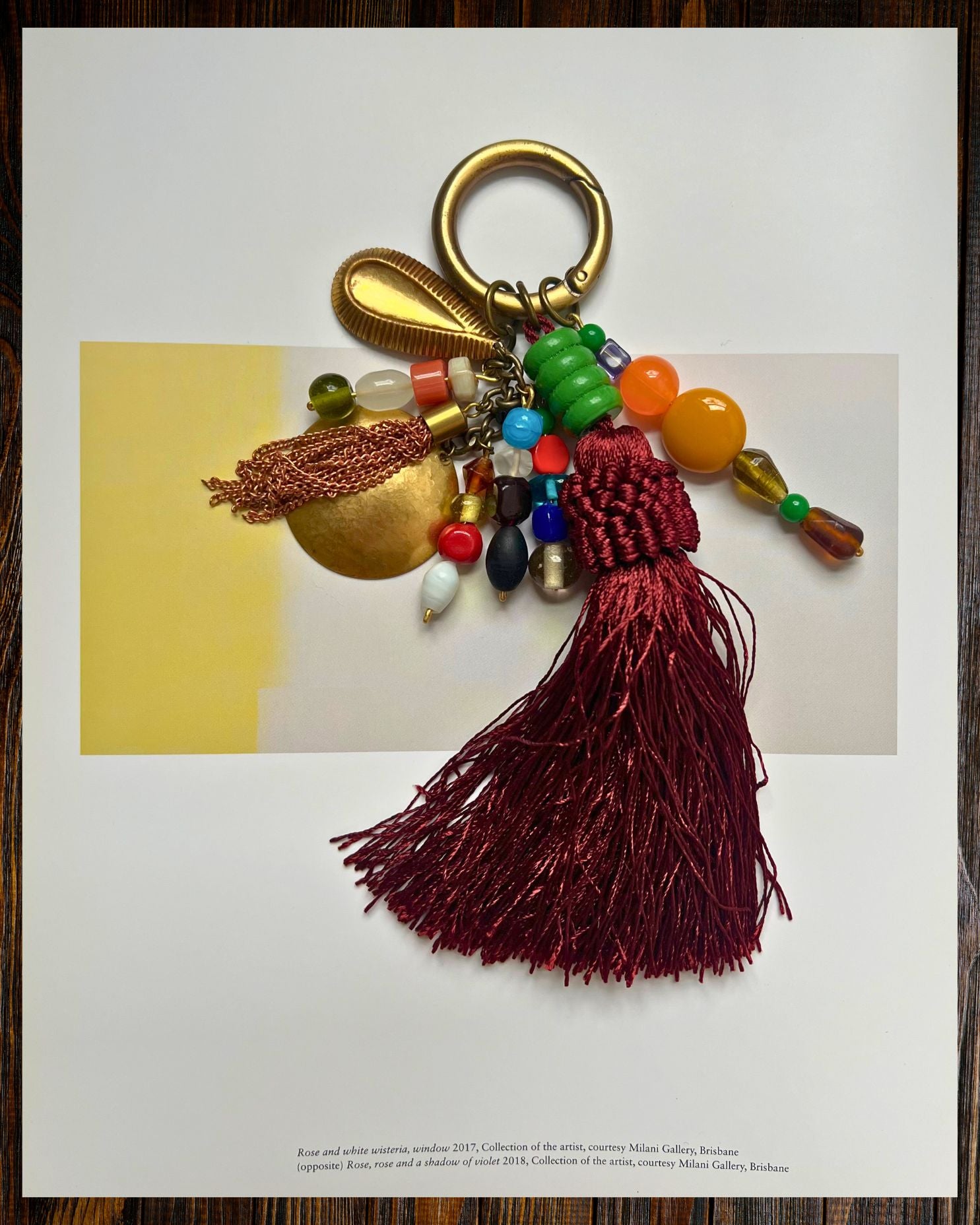 Mirth Key Chain - Maroon #1