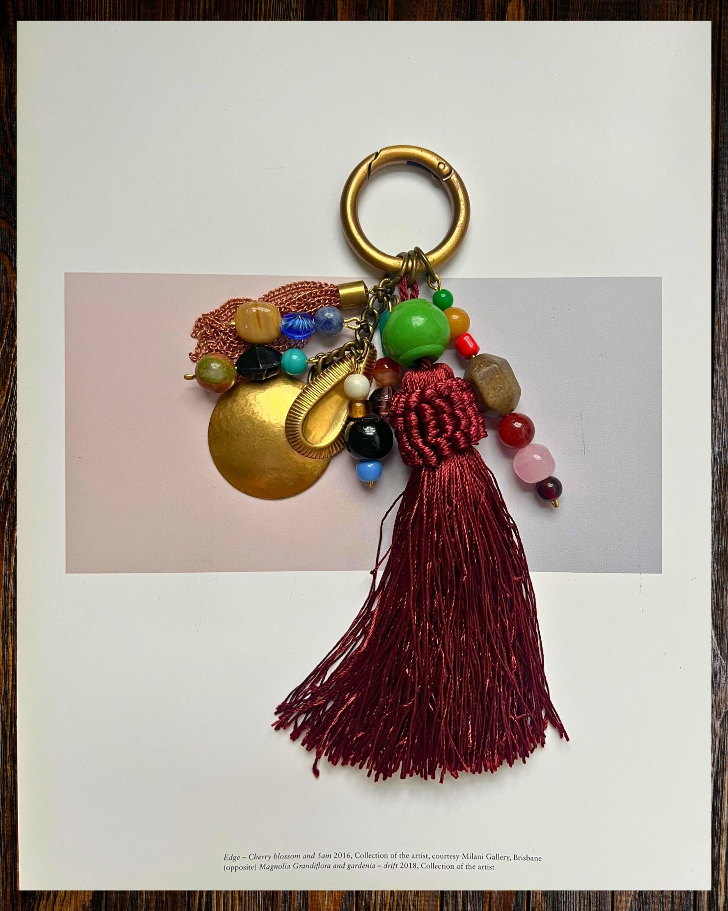 Mirth Key Chain - Maroon #2
