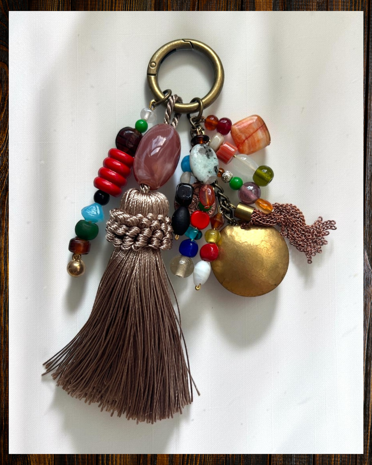 MIRTH Keychain – Taupe #1