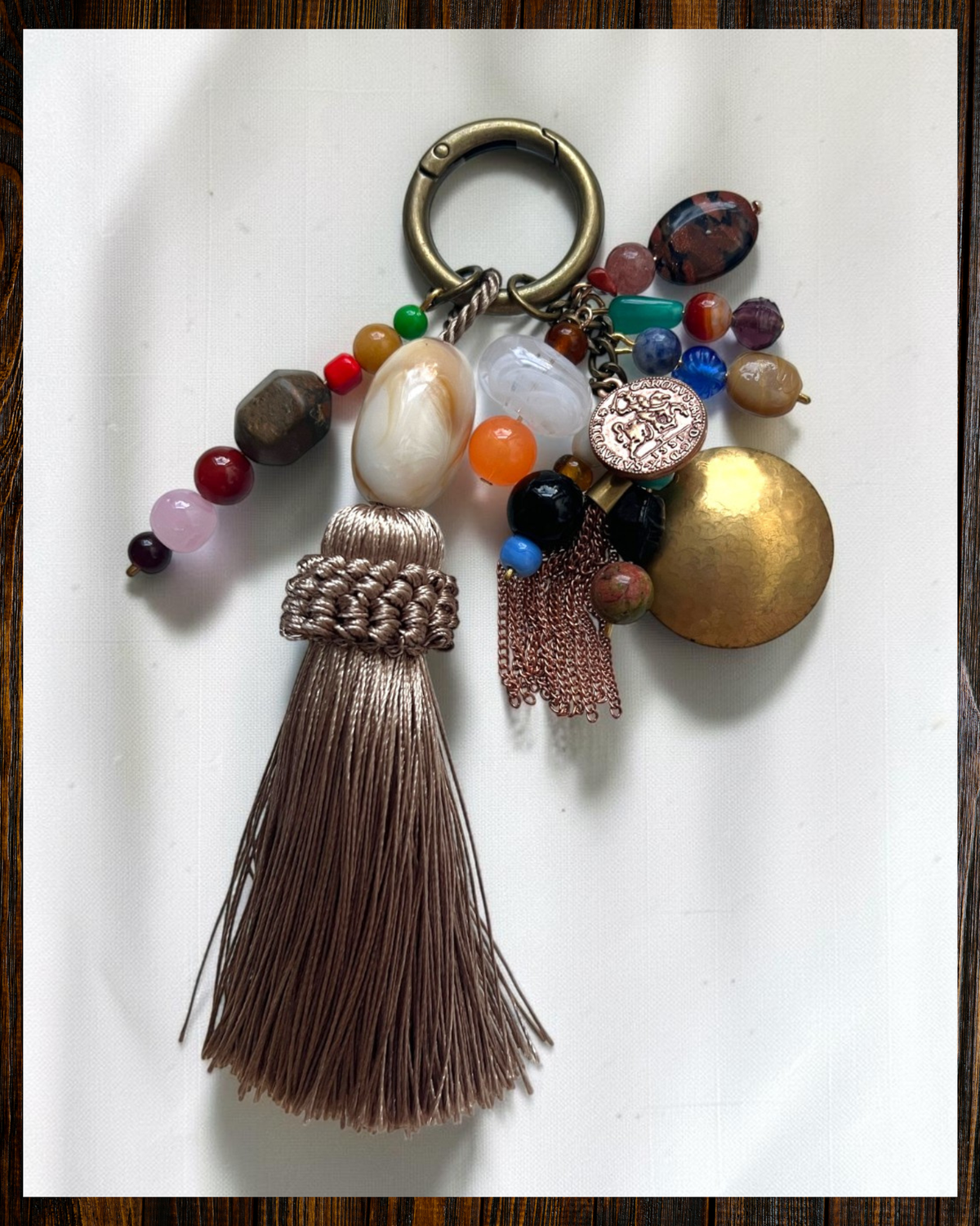 MIRTH Keychain – Taupe #2