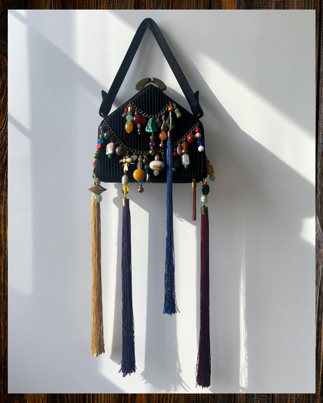 MIRTH Beaded Bag – Pleated