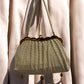 1940s White Mesh ‘Gathered Charm’ Bag