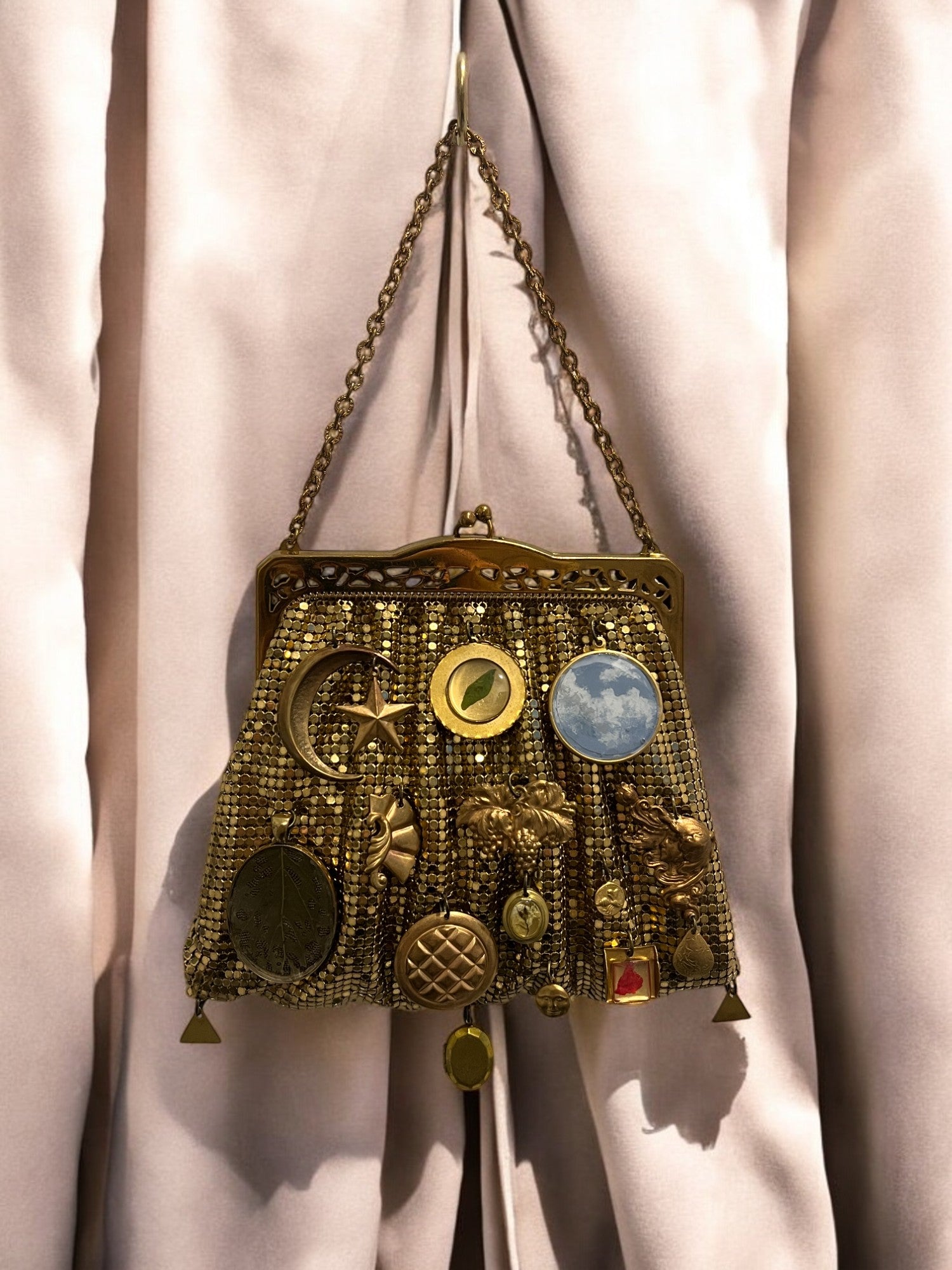 1940s Gold Mesh ‘Gathered Charm’ Bag