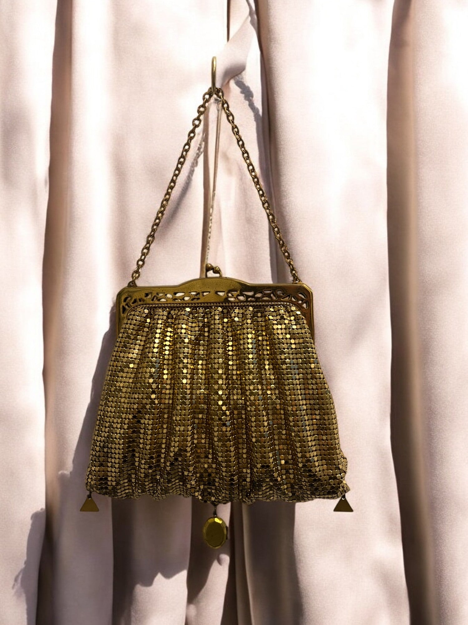 1940s Gold Mesh ‘Gathered Charm’ Bag
