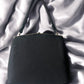 1950s Black Fabric ‘Gathered Charm’ Bag
