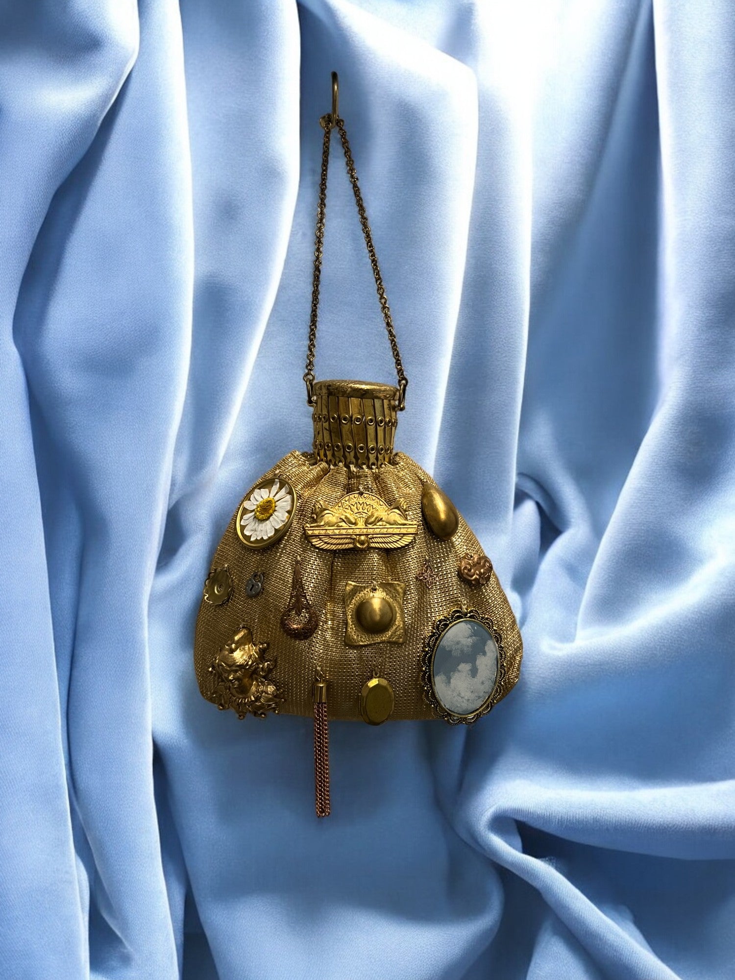 1930s Gold Mini ‘Gathered Charm’ Bag