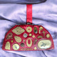 1940s Red Leather Mini ‘Gathered Charm’ Bag
