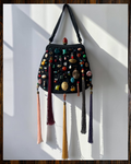 MIRTH Beaded Bag –  Lucite Clasp