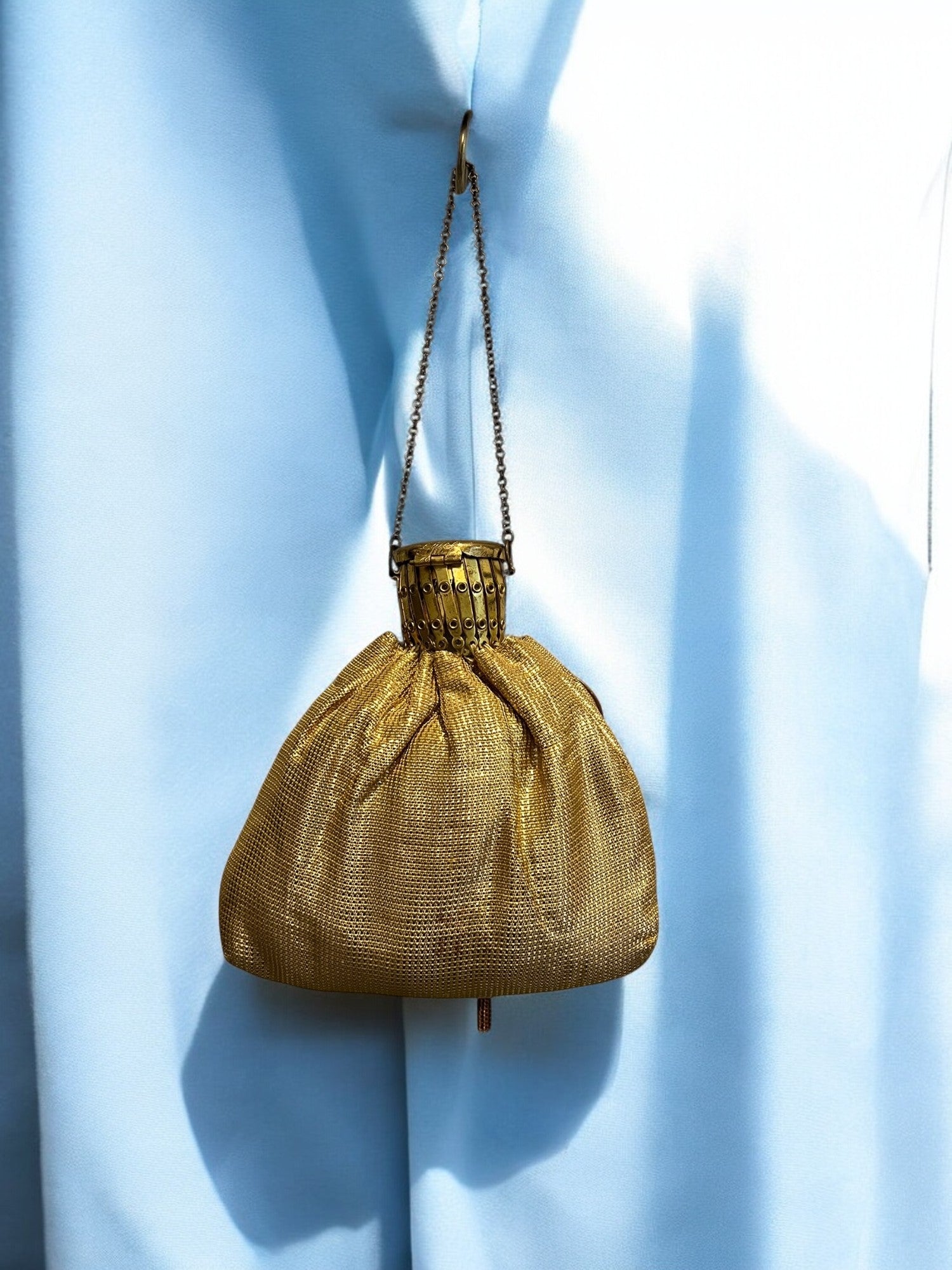 1930s Gold Mini ‘Gathered Charm’ Bag
