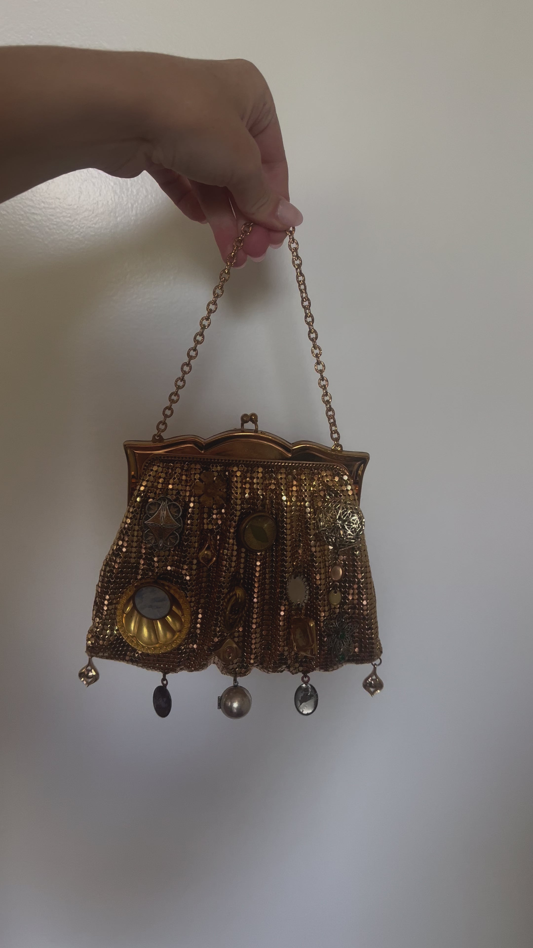 1950s Gold Mesh ‘Gathered Charm’ Bag